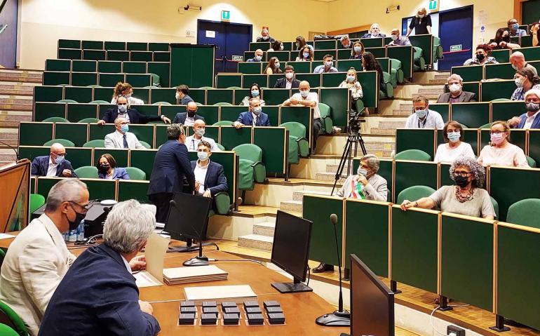 Il pubblico alla festa della Medicina Veterinaria